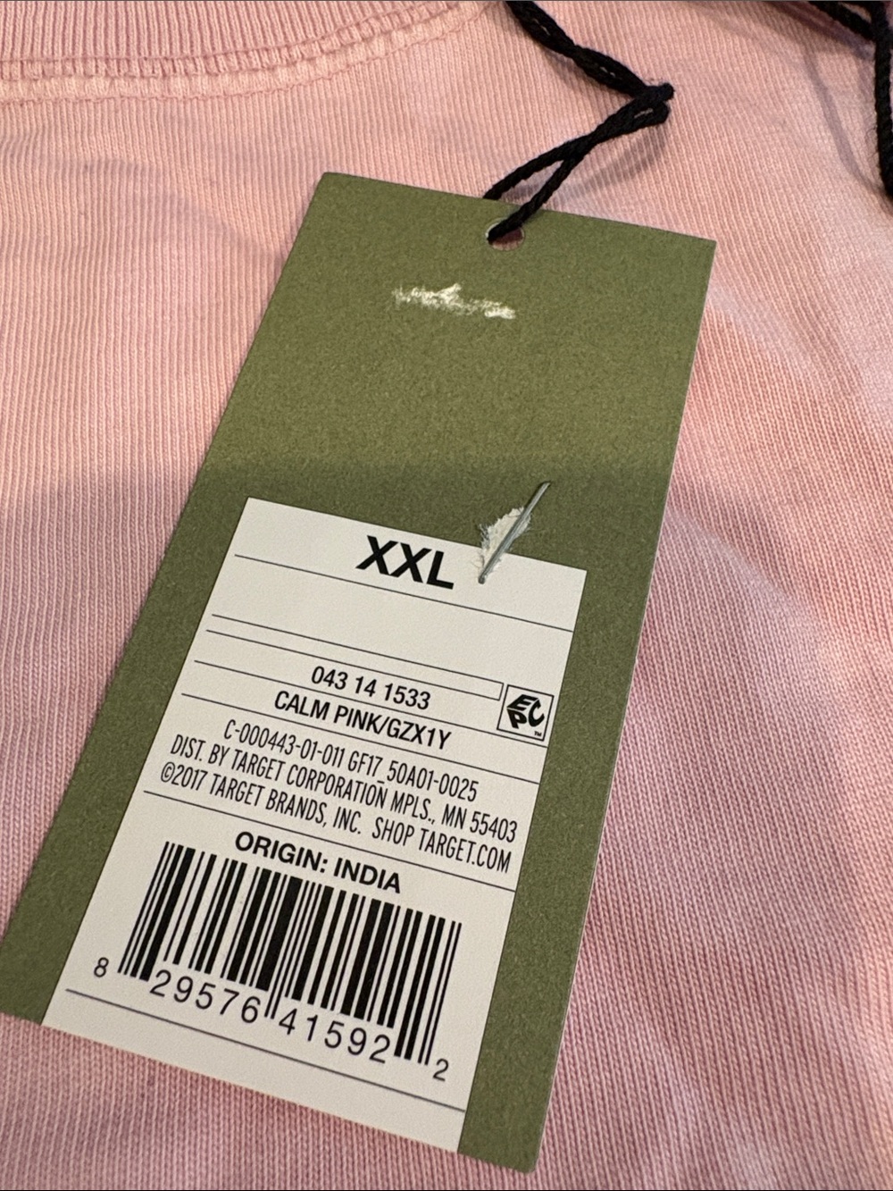 Goodfellow & Co Calm Pink Long Sleeve Tee